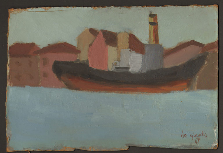 Murano | 1947 | olio su cartone | Inv. 1799