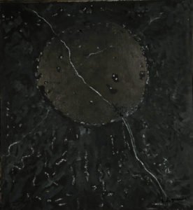 L’insondabile | 2003 | tempera e gesso su carta incollata su tela | 86,5 X 79 cm | Inv. 770