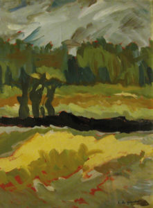 Autunno | 1957 | olio su tela | 75,5 x 55,5 cm | Inv. 2377